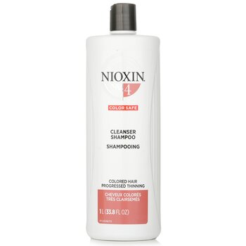 Nioxin Derma Purifying System 4 Cleanser Shampoo (Colored Hair, Progressed Thinning, Color Safe)