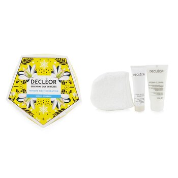Infinite First Hydration Neroli Bigarade Gift Set: Aroma Cleanse Cleansing Mousse+ Hydra Floral Light Cream+ Cleansing Glove