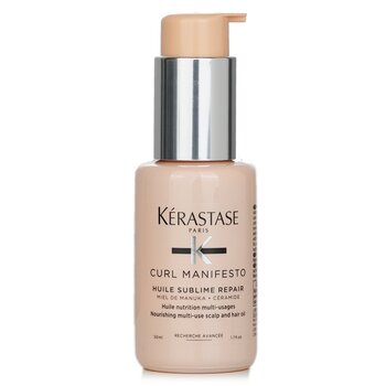 Kerastase Curl Manifesto Huile Sublime Repair Nourishing Multi-use Hair & Scalp Oil (For Very Curly & Coily Hair)