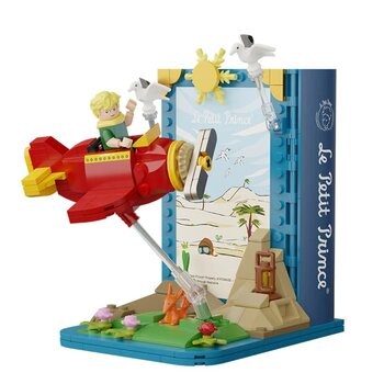 Le Petit Prince Airplane Book Stand Building Bricks Set