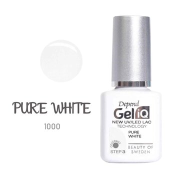 DEPEND COSMETIC Gel iQ UV/LED Polish - Pure White #1000