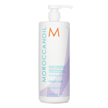 Moroccanoil Blonde Perfecting Purple Conditioner (For Blonde, Lightened Or Grey Hair)