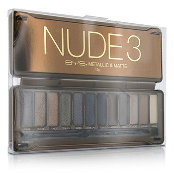 Eyeshadow Palette (12x Eyeshadow, 2x Applicator) - Nude (Box Slightly Damaged)