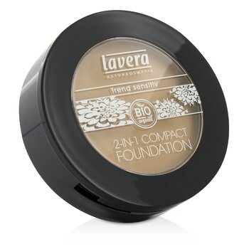 Lavera 2 In 1 Compact Foundation - # 03 Honey