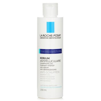 La Roche Posay Kerium Anti-Dandruff Micro-Exfoliating LHA Gel Shampoo (For Oily Scalp)