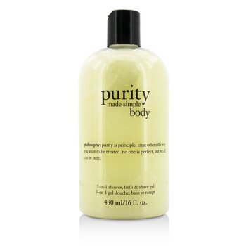 Purity Made Simple For Body 3-in-1 Shower, Bath & Shave Gel