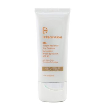 Instant Radiance Sun Defense Sunscreen SPF 40 - Light-Medium