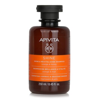 Apivita Shine & Revitalizing Shampoo with Orange & Honey