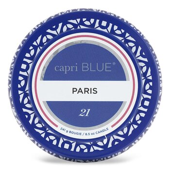 Capri Blue Printed Travel Tin Candle - Paris