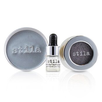 Magnificent Metals Foil Finish Eye Shadow With Mini Stay All Day Liquid Eye Primer - Metallic Lavender