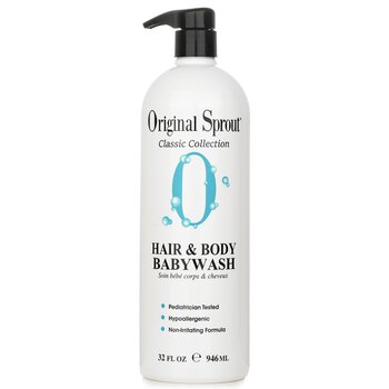 Original Sprout Natural Family Collection Hair & Body Baby Wash With Pure Soothing Moisture (For Babies & Up) (New Packaging)