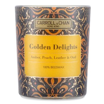 100% Beeswax Votive Candle - Golden Delights
