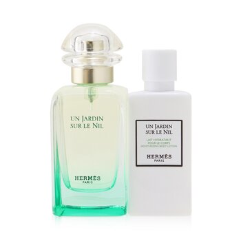 Un Jardin Sur Le Nil Coffret: Eau De Toilette Spray 50ml/1.6oz + Moisturizing Body Lotion 40ml/1.35oz