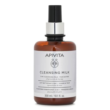 Apivita 3 In 1 Cleansing Milk For Face & Eyes