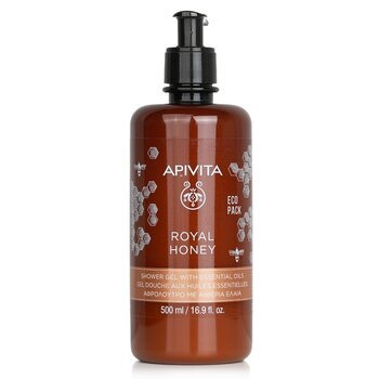 Apivita Royal Honey Creamy Shower Gel With Essential Oils - Ecopack