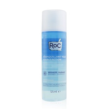 ROC Double Action Eye Make-Up Remover - Removes Waterproof Make-Up (Suitable For The Sensitive Eye Area)