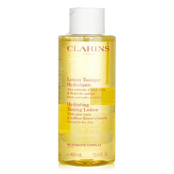 Clarins Hydrating Toning Lotion with Aloe Vera & Saffron Flower Extracts - Normal to Dry Skin
