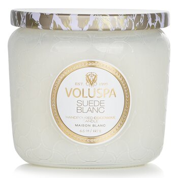 Voluspa Petite Jar Candle - Suede Blanc