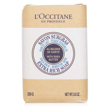 LOccitane Shea Butter Extra Rich Soap - Shea Milk (For Sensitive Skin)