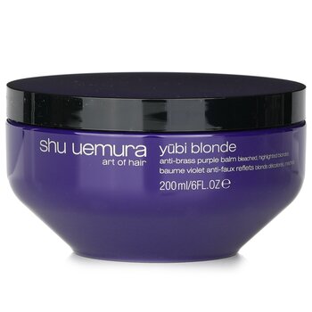 Shu Uemura Yubi Blonde Anti-Brass Purple Balm (Hair Mask) - Bleached, Highlighted Blondes