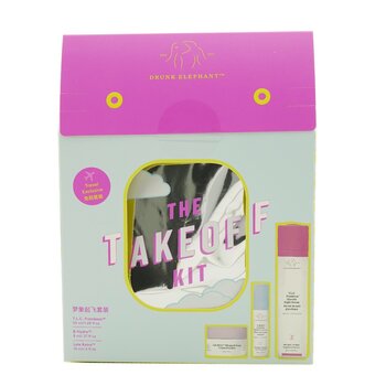 The TakeOff Kit: T.L.C Framboos Night Serum 50ml+ B-Hydra Serum 8ml+ Lala Retro Whipped Cream 15ml