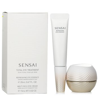 Sensai Total Eye Treatment Set: Refreshing Eye Essence + Melty Rich Eye Cream