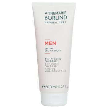 Annemarie Borlind Men System Energy Boost 2-in-1 Cleanser Face & Body