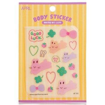 April Body Sticker - # AT 03