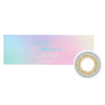 Miche Bloomin Iris Glow 1 Day Color Contact Lenses (502 Cosmic Latte) - - 4.00