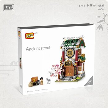 LOZ Ancient China Street Series - Guild Building Bricks Set