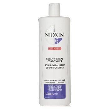 Nioxin Density System 6 Scalp Therapy Conditioner (Chemically Treated Hair, Progressed Thinning, Color Safe)