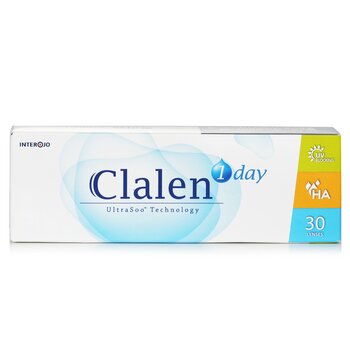 Clalen 1 Day Ultra-Soo Clear Contact Lenses -3.00