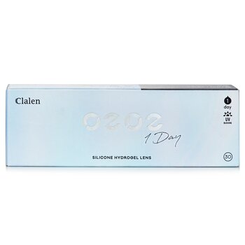 Clalen 1 Day O2O2 Clear Contact Lenses - -1.00