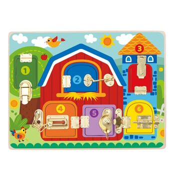 Tooky Toy Co Latches Activity Board