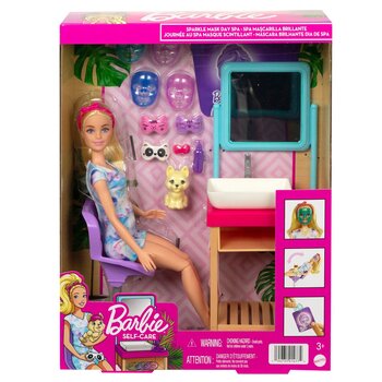 Barbie Sparkle Mask Day Spa play set