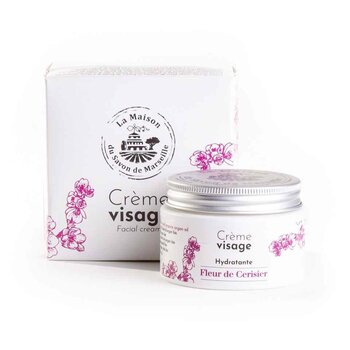 La Maison du Savon de Marseille Anti-aging and Nourishing Facial Cream - Cherry Blossom 50ml