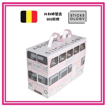 Deluxe Assorted Tea Stick Box Set - London Bus (BABY PINK)