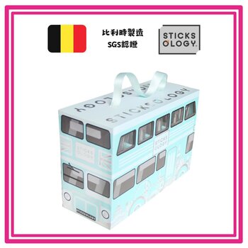 Deluxe Assorted Tea Stick Box Set - London Buses (Tiffany Blue)