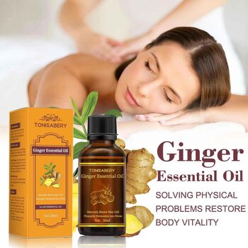 TONISABERY TONISABERY beauty skin care ginger body massage essential oil body scraping oil