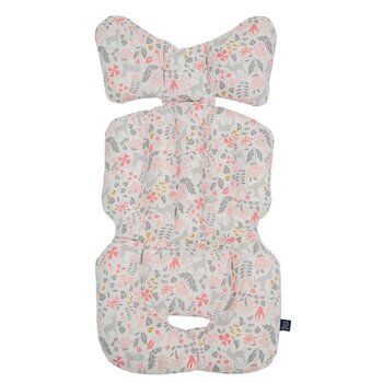 Little Seeds Baby Stroller Pad- # Forest Pink