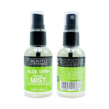 Beauty Formulas Aloe Vera Facial Mist with Hyaluronic Acid
