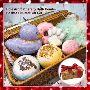Pole Aromatherapy Bath Bombs Basket Limited Gift Set