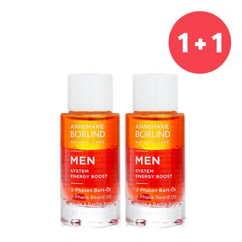 Annemarie Borlind ?1+1 Set?Men System Energy Boost 2-Phase Beard Oil