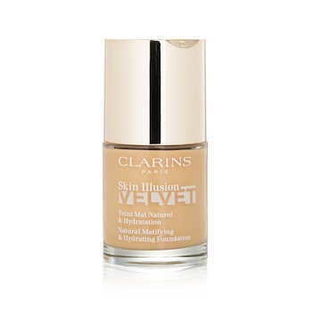 Clarins Skin Illusion Velvet Natural Matifying & Hydrating Foundation - # 110N Honey (Box Damaged)