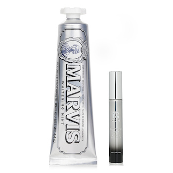 Marvis Whitening Mint Toothpaste With Xylitol 85ml X Ottie Platinum Aura Roll Up Eye Cream 15ml