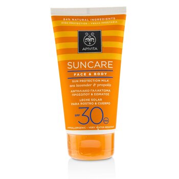 Suncare Face & Body Sun Protection Milk SPF 30 With Sea Lavender & Propolis (Exp. Date: 12/2019)