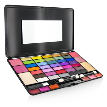 Laptop Style MakeUp Kit 8075 (35x EyeShadow, 4x Blusher, 2x Powder Cake, 6x Lipgloss)