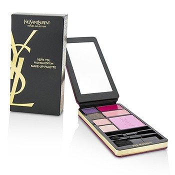 Very YSL Makeup Palette (Fuchsia Edition) (1x Blush, 2x Lipcolour, 4x Eyeshadow, 3x Applicator)