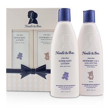 Newborn Gift Set: Newborn 2-in-1 Hair & Body Wash 237ml/8oz + Super Soft Lotion - For Face & Body 237ml/8oz