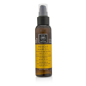 Rescue Hair Oil with Argan & Olive - For All Hair Types (Exp. Date: 12/2019)